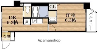 リフレス天王寺国分町【7階】の間取り