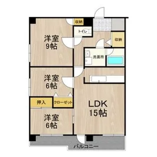 テン・フォーティ【11階】の間取り