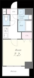 グランパシフィック北新町【7階】の間取り