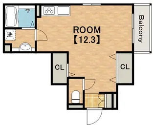 マルベリーガーデン【202号室】の間取り