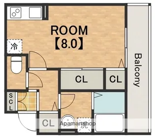 セジュールたまで【1階】の間取り