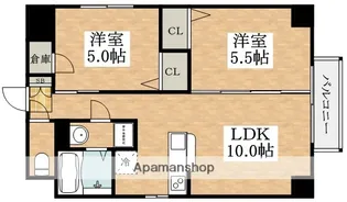 AM夕陽丘セカンド【8階】の間取り