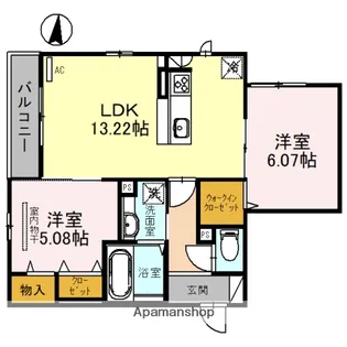 MAISON ESPOIR(千本北)【2階】の間取り