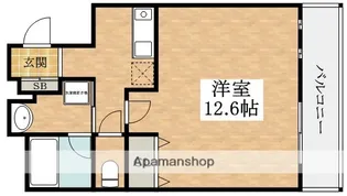 セゾンラトゥール桃谷【7階】の間取り