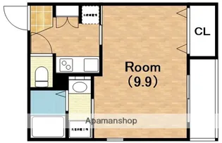 ICH天王寺【101号室】の間取り