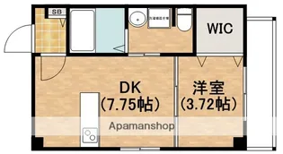 リベラ山坂【3階】の間取り