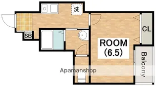 アリエッタ平野の郷【103号室】の間取り