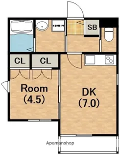 LAMAISONBLANE【1階】の間取り