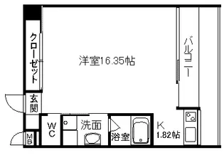グランリーオ【4C号室号室】の間取り
