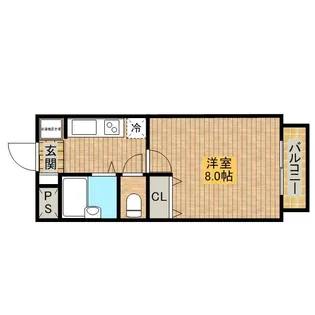 大阪府堺市北区金岡町【アパート】の間取り