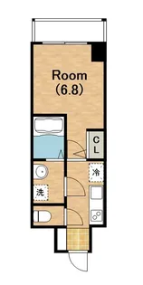 SーRESIDENCE難波大国町UNO【5階】の間取り