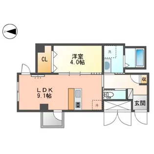 KLALISS【2階】の間取り
