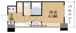 スプランディッド阿倍野【5階】の間取り