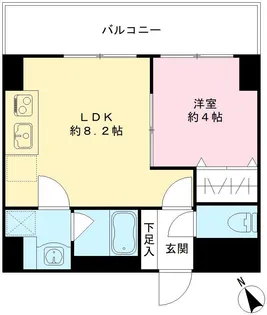 LUVIAS堺【506号室号室】の間取り
