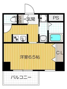 サンシルク阿倍野【605号室号室】の間取り