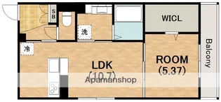WEST GARDEN HILLS【2階】の間取り