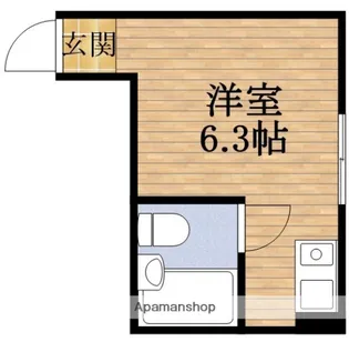 プログレス駒川【3階】の間取り