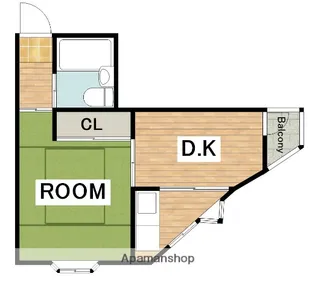 マンションコスモⅢ【5階】の間取り