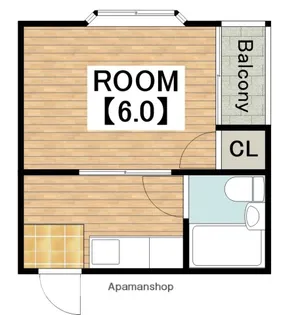 CABIN ABIKO WEST【3階】の間取り