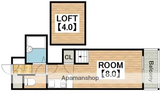 コスモレジデンス北加賀屋Ⅱ【3階】の間取り