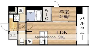 シャテーニュ上本町【6階】の間取り