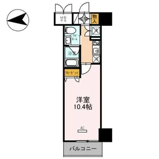 フェニックスレジデンス堺東【0323号室】の間取り