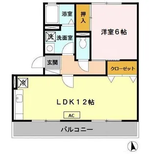 サニーコート【202号室】の間取り