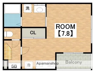 大阪府大阪市生野区新今里7丁目【アパート】の間取り