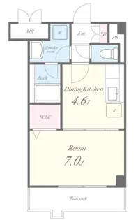 WONTAEK(ウォンテ)【2階】の間取り