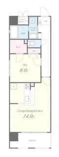 OCEAN松屋町【3階】の間取り