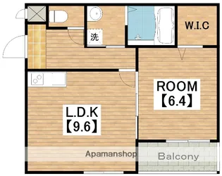 フェリシアーク加美【2階】の間取り