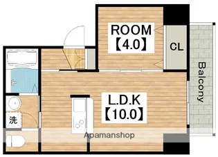 (仮称)フォーゼ舟橋【901号室】の間取り