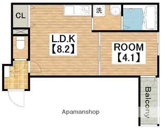 センチュリー昭和町【1階】の間取り