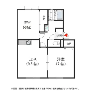 アーバンライフ芝田 C【102号室号室】の間取り