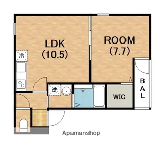 フジパレス今川公園Ⅴ番館【1階】の間取り
