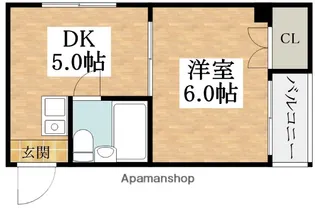 シティコーポ今里【402号室】の間取り