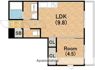 パライソ【3階】の間取り