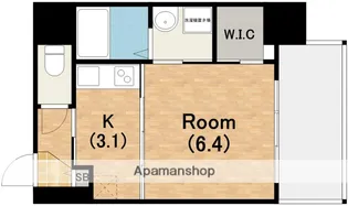 OAK弥栄夕陽ヶ丘【7階】の間取り