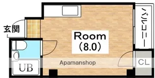 エレガンスコーポⅡ【5階】の間取り