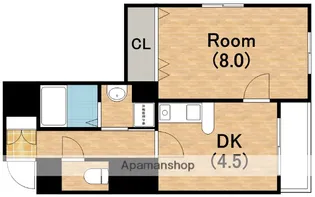 プレシャスUS【4階】の間取り