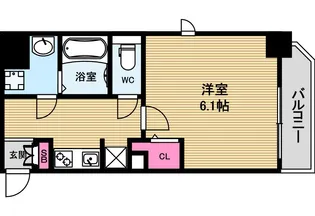 ルーエ本町【7階】の間取り