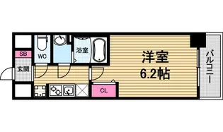 プレサンス大手前ピリオド【0410号室】の間取り