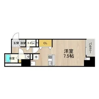 CITY SPIRE堺筋本町【3階】の間取り