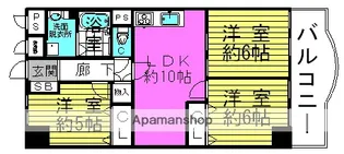 大阪府大阪市北区豊崎5丁目【マンション】の間取り