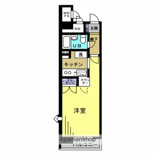 エスリード堂島【5階】の間取り