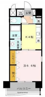 1Kの間取り画像