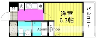 大阪府大阪市北区扇町2丁目【マンション】の間取り