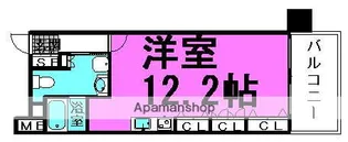 1Kの間取り画像