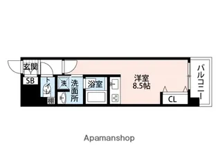 アルグラッド福島EAST【5階】の間取り
