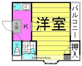 ドエル南森町【4階】の間取り